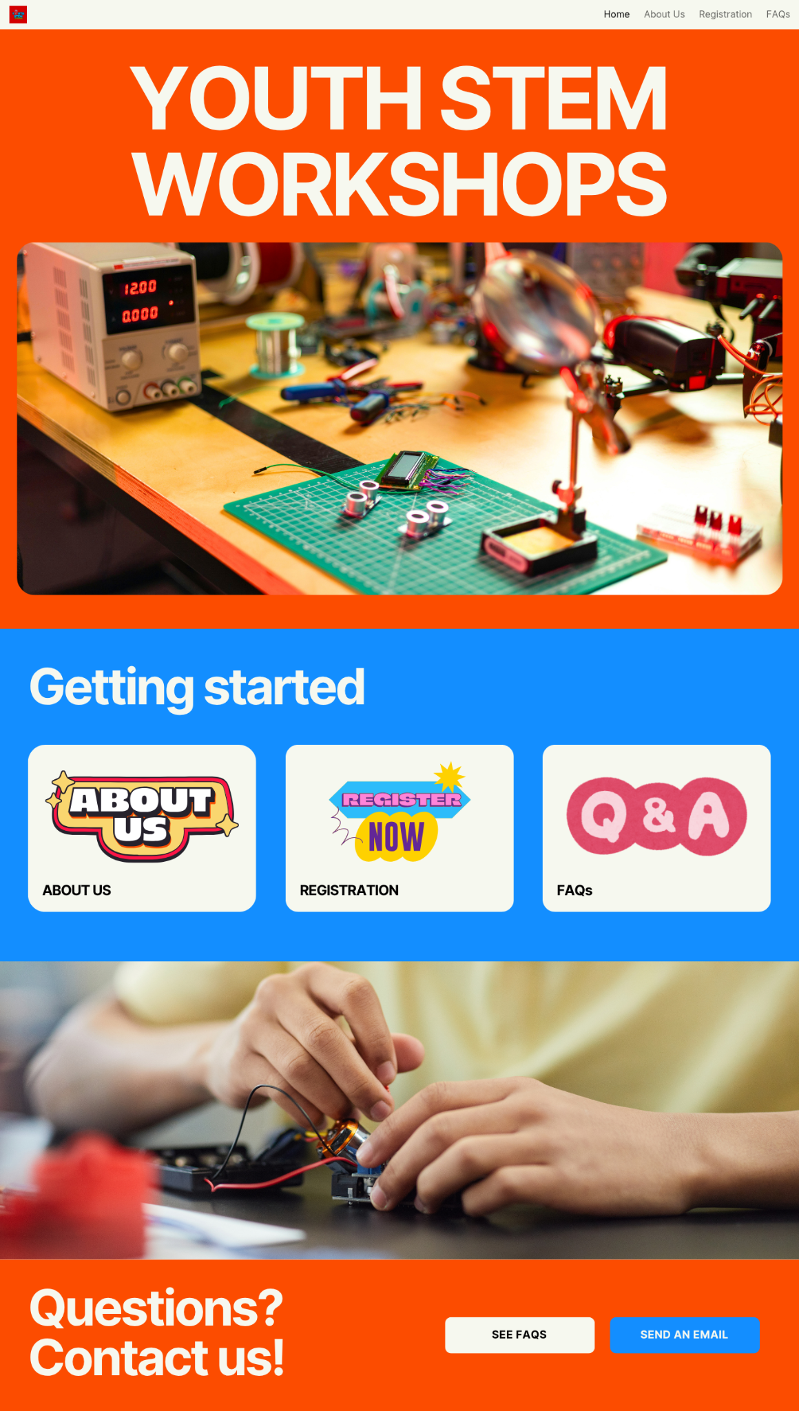 Youth STEM Workshops - Home